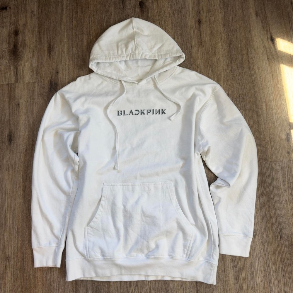 BLACKPINK Born Pink World Tour Hoodie White YG Entertainment Merch Large